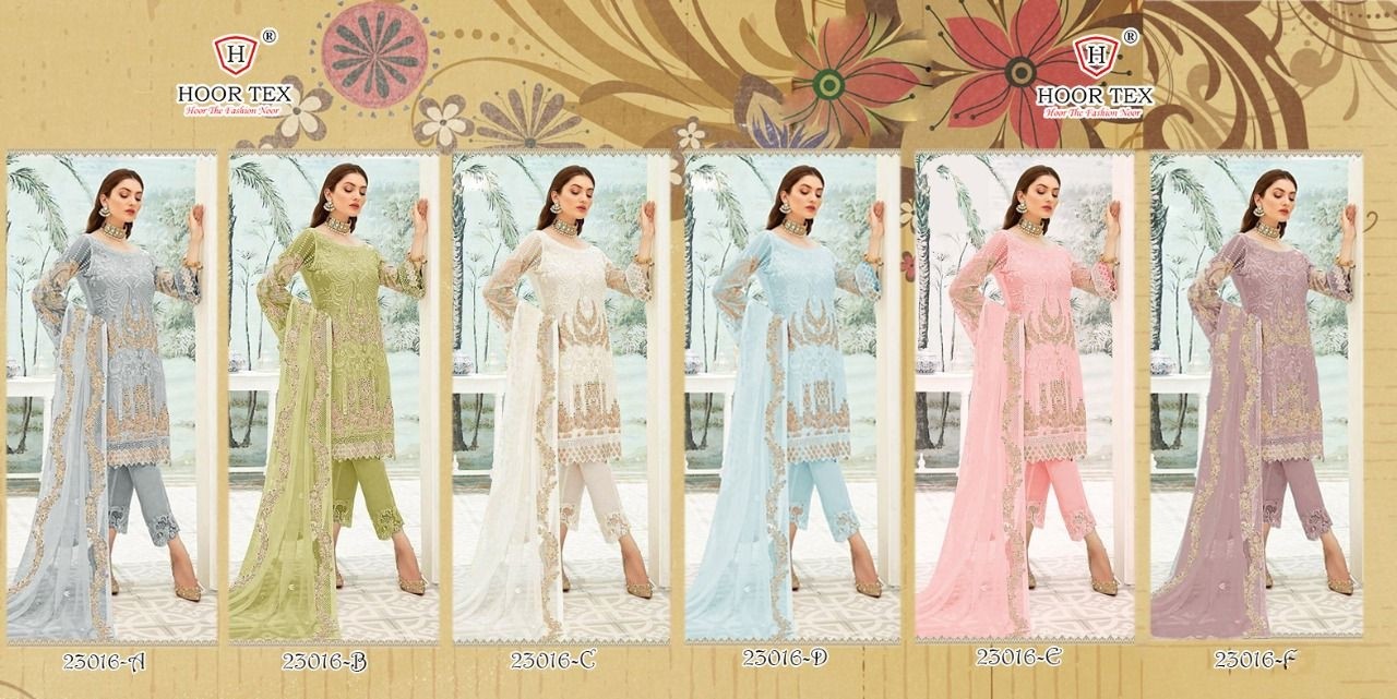 HOOR TEX 23016 E PAKISTANI SUITS WHOLESALER SUPPLIER