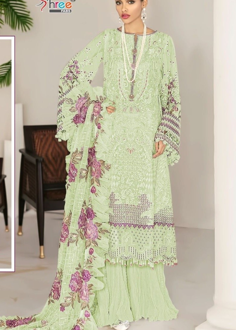SHREE FABS S 357 D COLOURS PAKISTANI DRESS WHOLESALE BEST DEALER