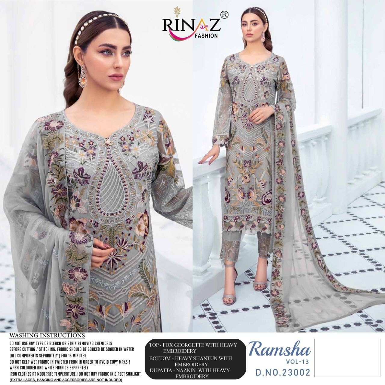 RINAZ FASHION RAMSHA VOL 13 23002 SALWAR KAMEEZ MANUFACTURER