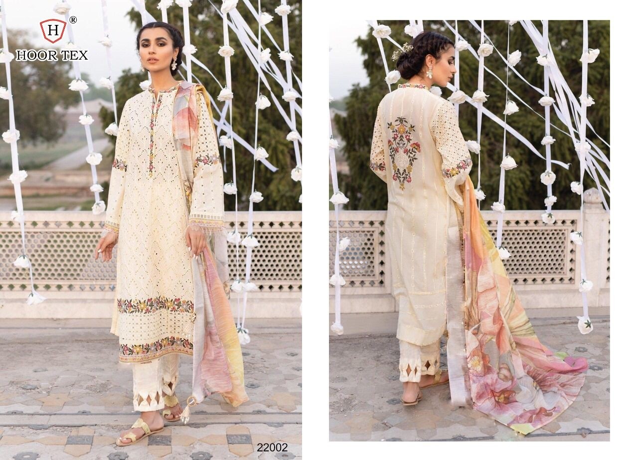 HOOR TEX 22002 PAKISTANI SALWAR KAMEEZ SEMI LOWN