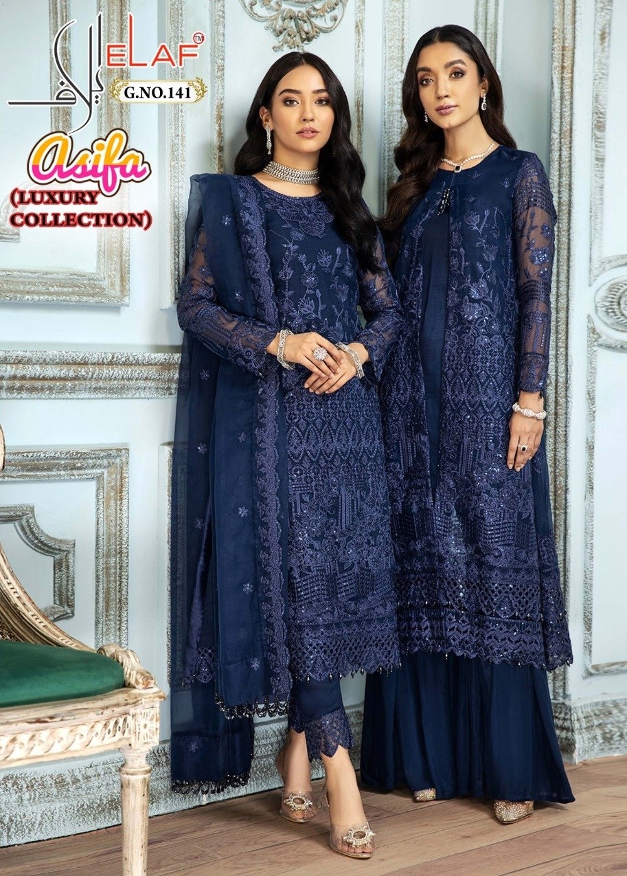 ELAF GALAXY ASIFA DN 141 PAKISTANI DRESS MATERIAL