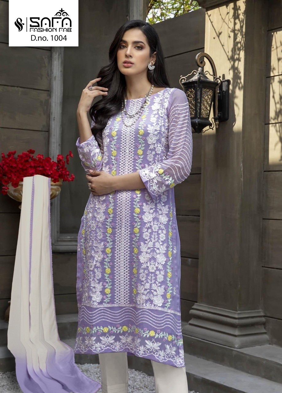SAFA FASHION FAB 1004 KURTIS 100% COTTON FABRICS IN SURAT