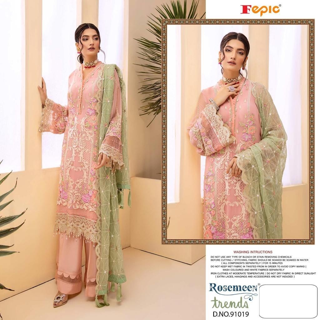 FEPIC ROSEMEEN TRENDS DN 91016 TO 91019 SALWAR KAMEEZ NEW CATALOGUE