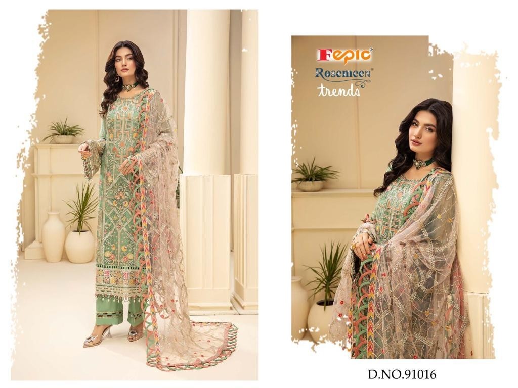 FEPIC ROSEMEEN TRENDS DN 91016 TO 91019 SALWAR KAMEEZ NEW CATALOGUE