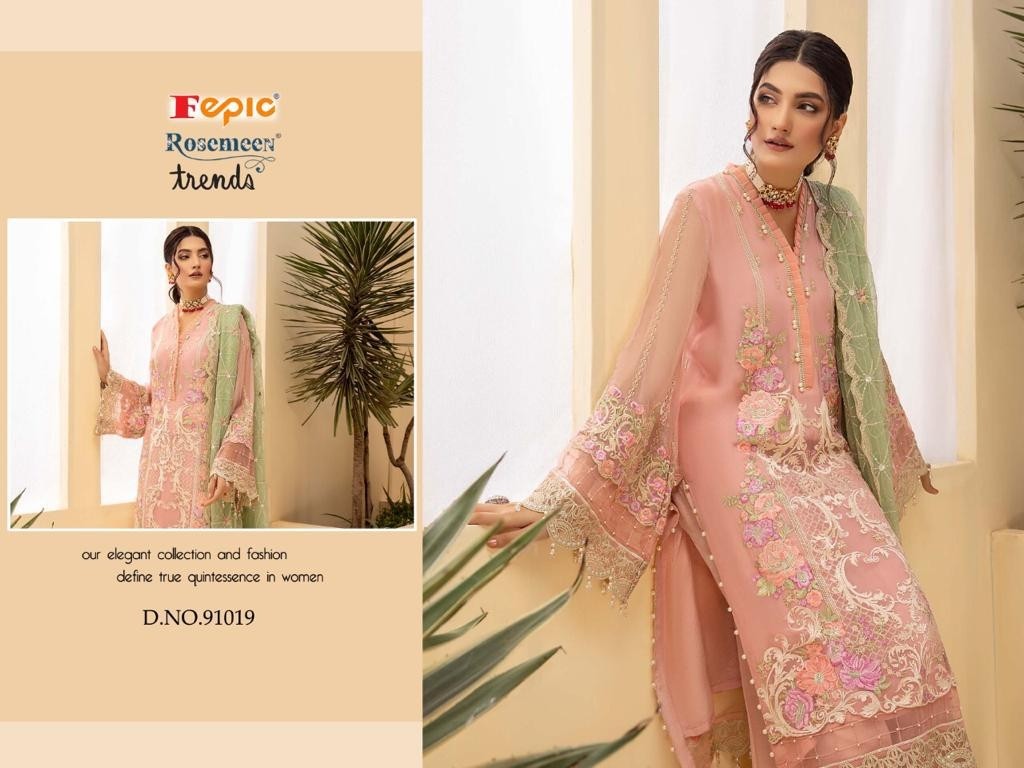 FEPIC ROSEMEEN TRENDS DN 91016 TO 91019 SALWAR KAMEEZ NEW CATALOGUE