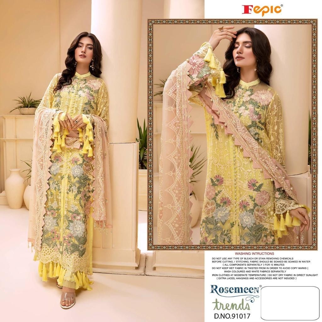 FEPIC ROSEMEEN TRENDS DN 91016 TO 91019 SALWAR KAMEEZ NEW CATALOGUE