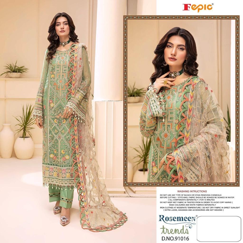 FEPIC ROSEMEEN TRENDS DN 91016 TO 91019 SALWAR KAMEEZ NEW CATALOGUE