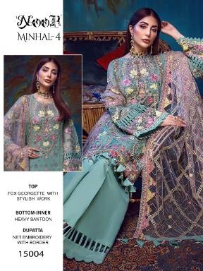 NOOR MINHAL VOL 4 15003 TO 15005 SINGLE AVAILABLE SALWAR KAMEEZ