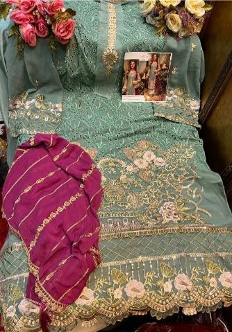 ZARQASH GUZARISH Z 2059 PAKISTANI DRESS MANUFACTRER