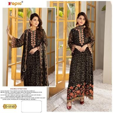 FEPIC ROSEMEEN CRIMSON LAWN COLLECTION D 5150 PAKISTANI SINGLE SUITS