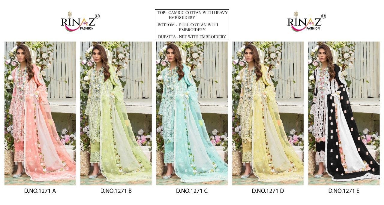 RINAZ FASHION 1271 E PAKISTANI SUITS BEST SELLER IN SURAT
