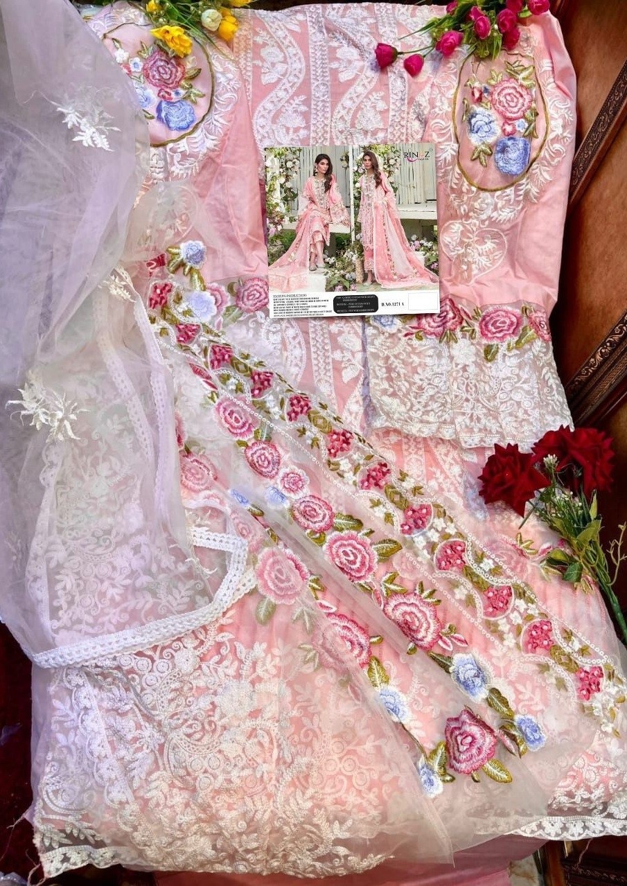RINAZ FASHION 1271 A PAKISTANI SUITS NEW CATALOGUE
