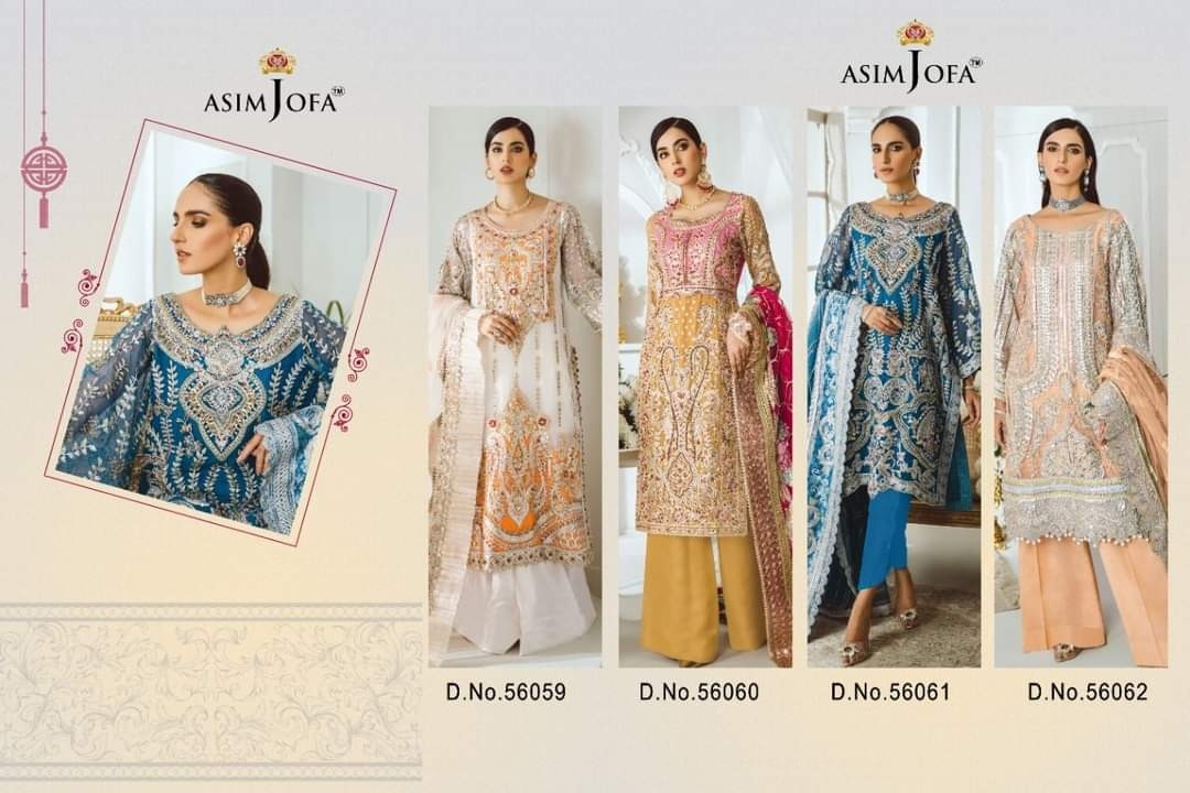 ASIM JOFA 56060 SALWAR KAMEEZ WHOLESALE ONLINE