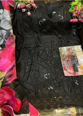 AL AMRA ZF ANAYA LAWN 5 BLACK DEALER SALWAR KAMEEZ