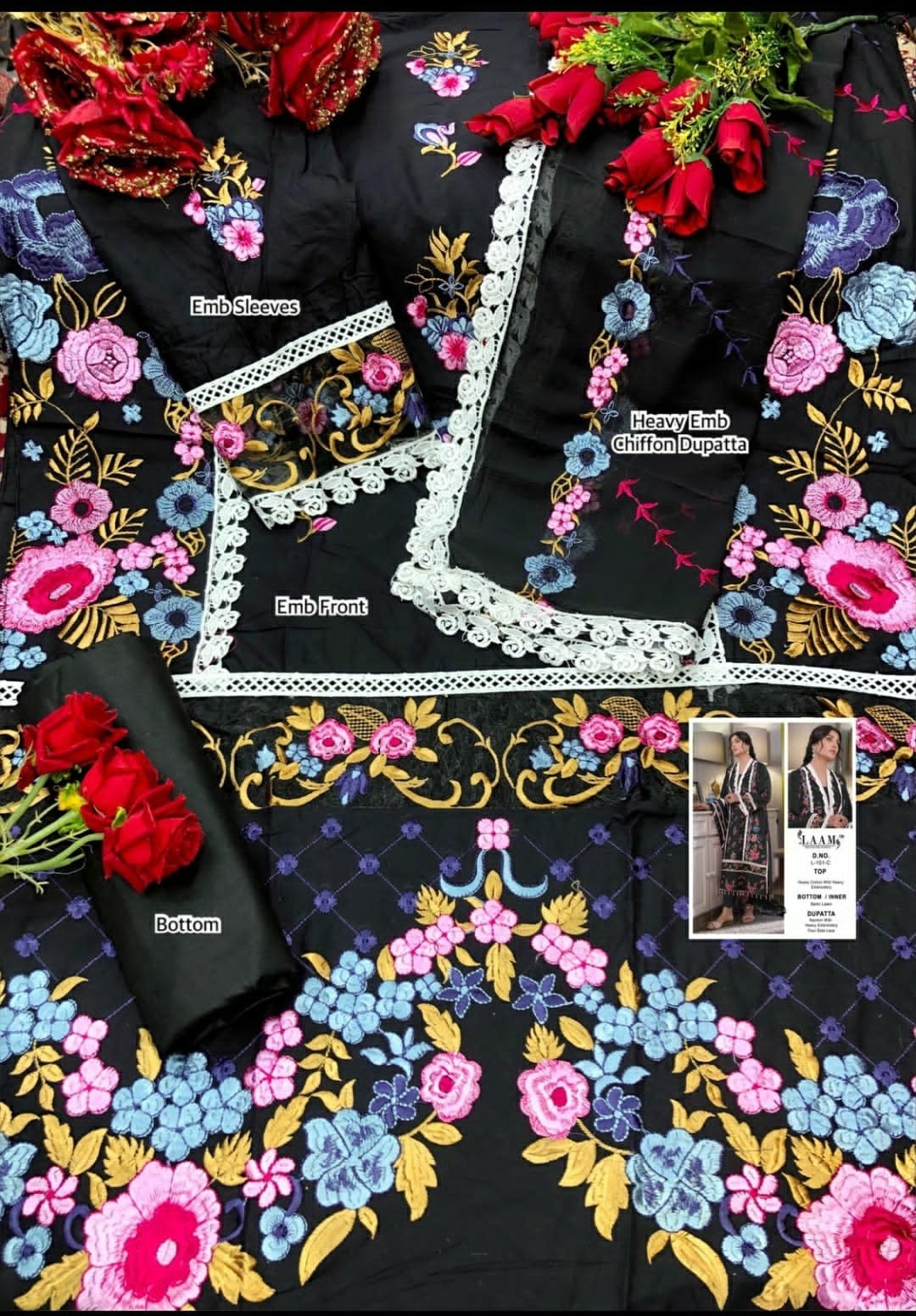 AL LAAM BEYOND THE FASHION L 101 A PAKISTANI KURTIS 
