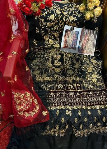ZIAAZ DESIGNS NOOR BLACK SALWAR KAMEEZ BEST SELLER IN SURAT
