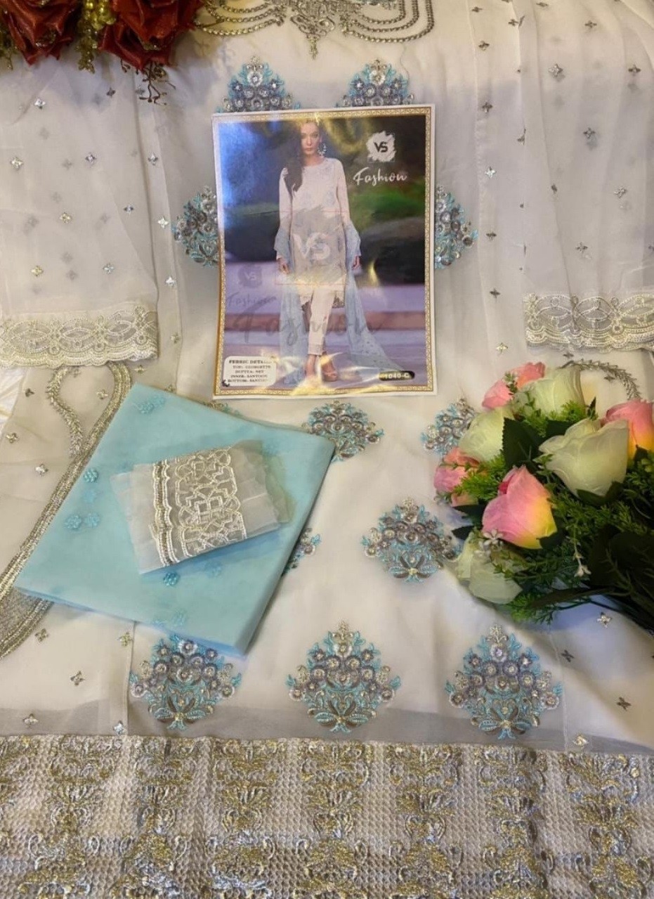 VS FASHION 1040 C PAKISTANI SUITS BEST WHOLESALER SINGLE