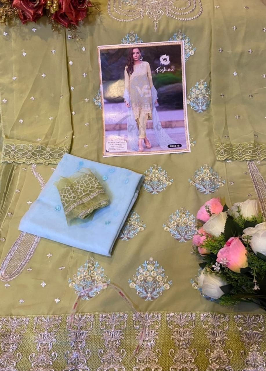 VS FASHION 1040 B PAKISTANI SUITS BEST WHOLESALER DEALER