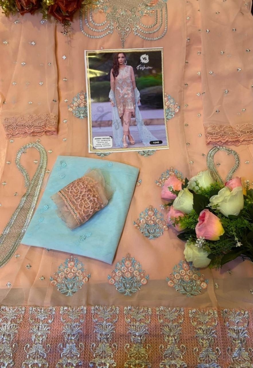 VS FASHION 1040 PAKISTANI SUITS WHOLESALER COLLECTION