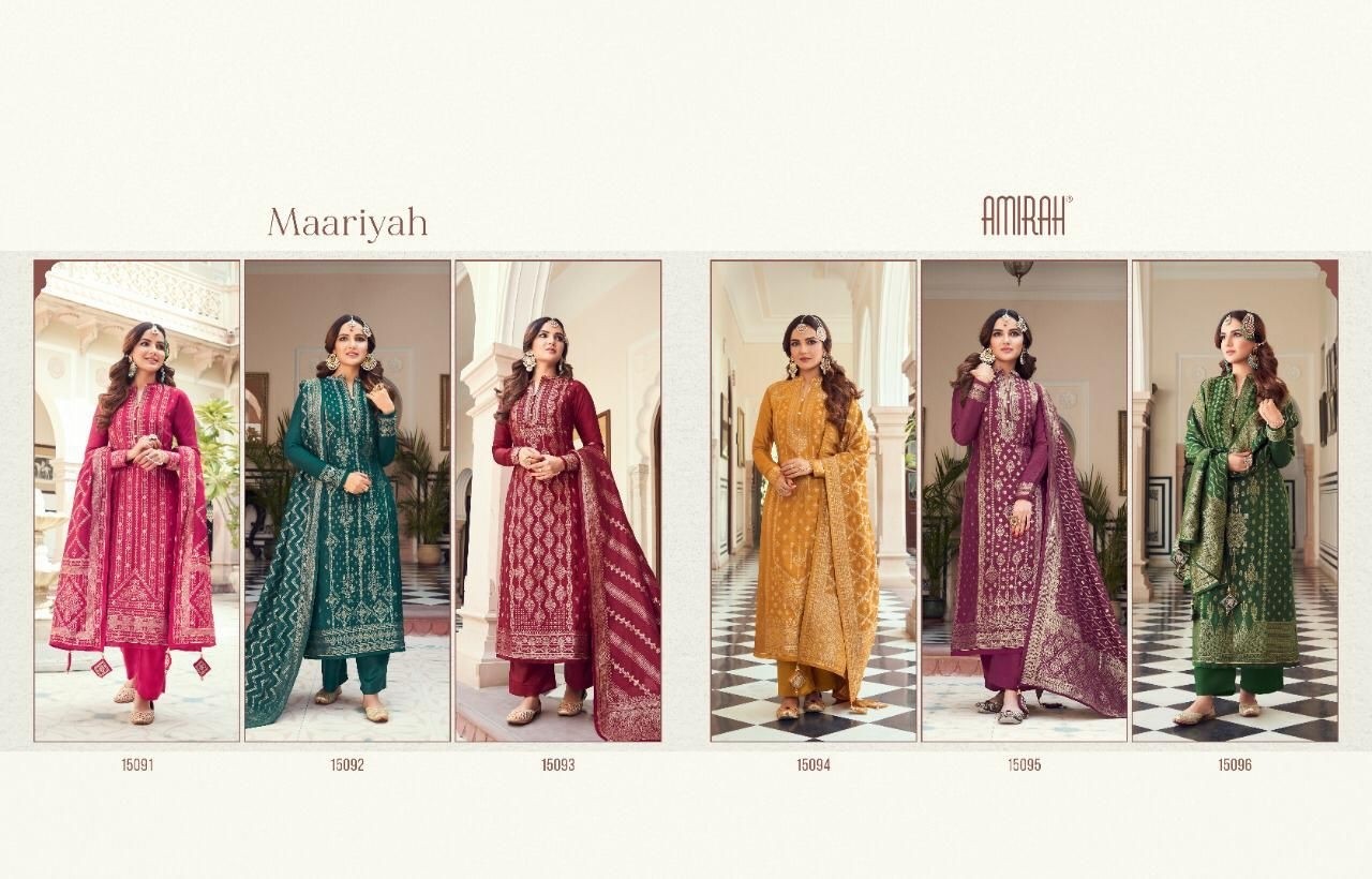 AMIRAH MAARIYAH 15091 TO 15096 SALWAR KAMEEZ MULTIPLES AVAILABLE