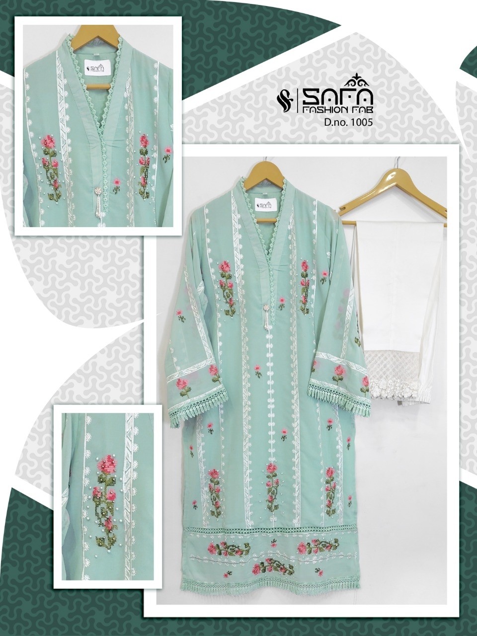 SAFA FASHION FAB 1005 TUNIC 100% COTTON KURTIS