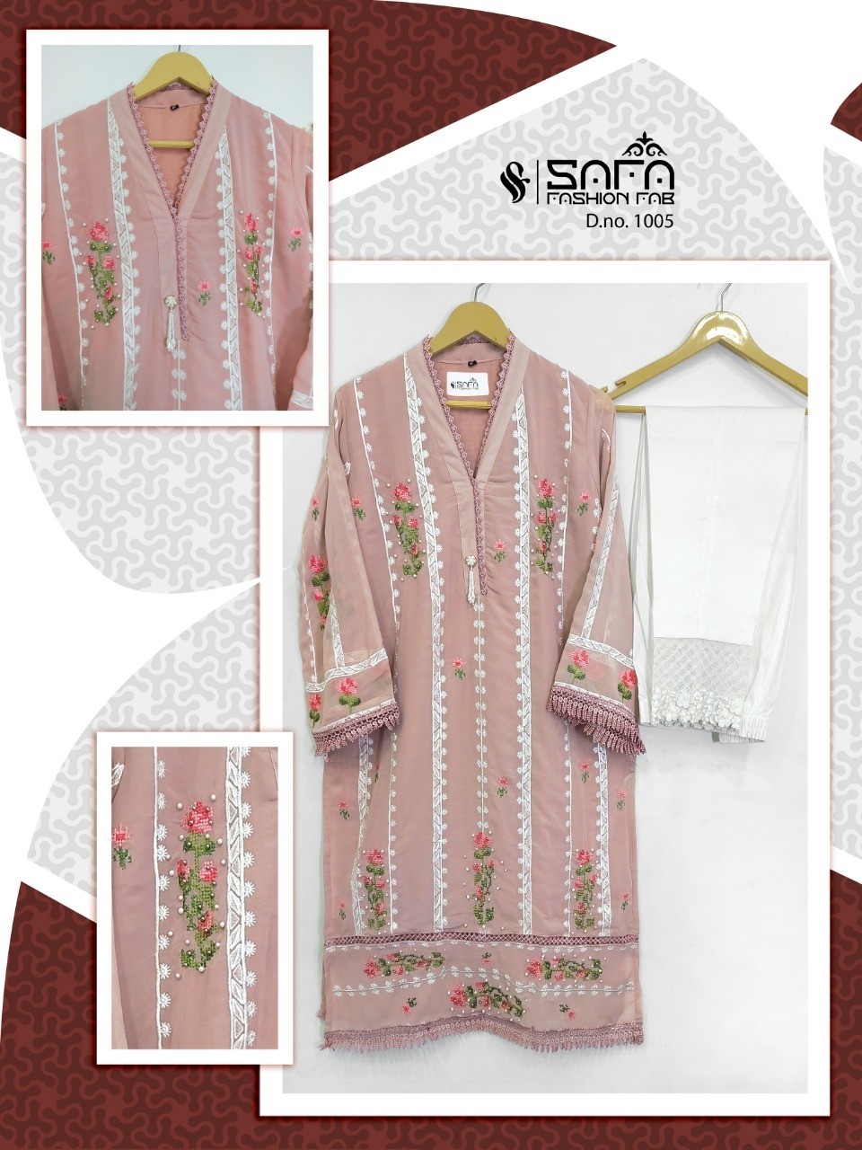 SAFA FASHION FAB 1005 TUNIC 100% COTTON KURTIS
