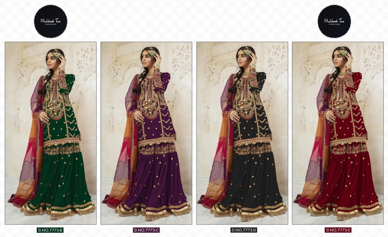 MEHBOOB TEX 7773 C SALWAR KAMEEZ BEST PRICE WHOLESALE
