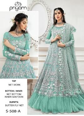 PRIYAM FASHION S 508 A SALWAR KAMEEZ COLLECTION SINGLE