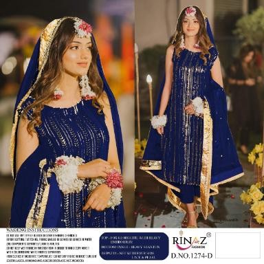 RINAZ FASHION 1274 D SALWAR KAMEEZ BEST WHOLESALER PRICE
