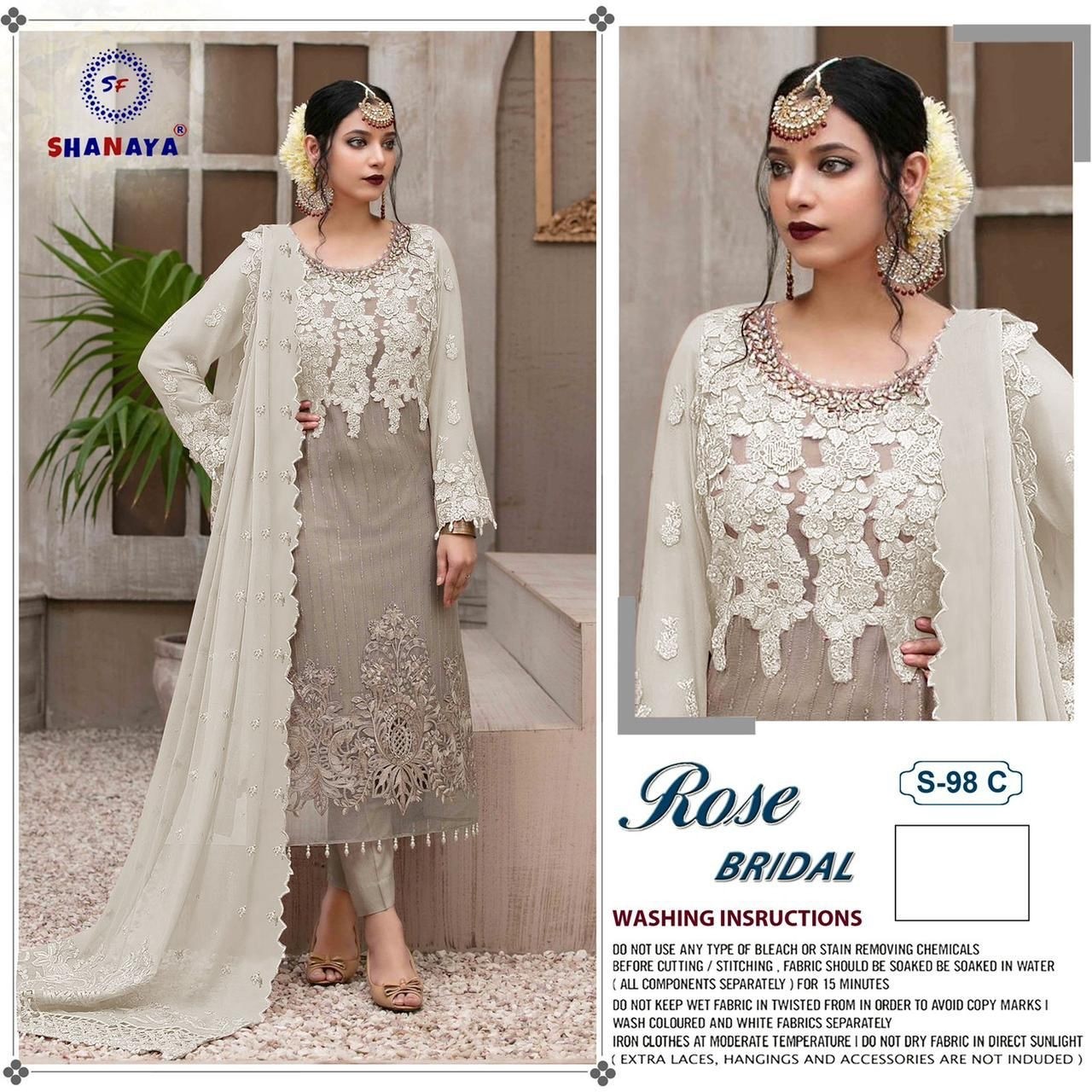 SHANAYA ROSE BRIDAL S 98 C EDITION LATEST SALWAR KAMEEZ WHOLESALER