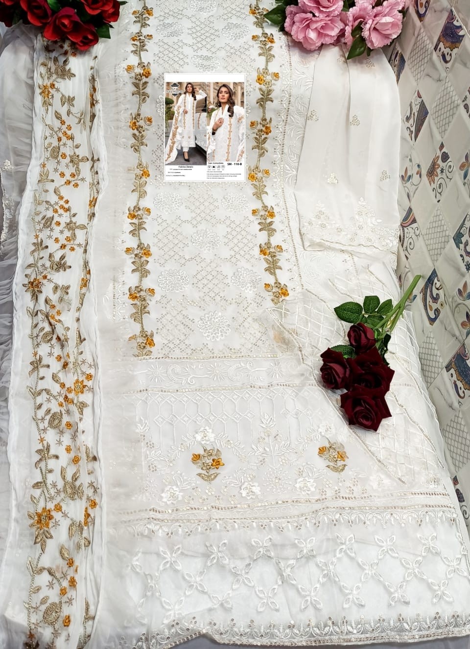 SANA MARYAM SM 110 B PAKISTANI SUITS AVAILABLE IN SURAT