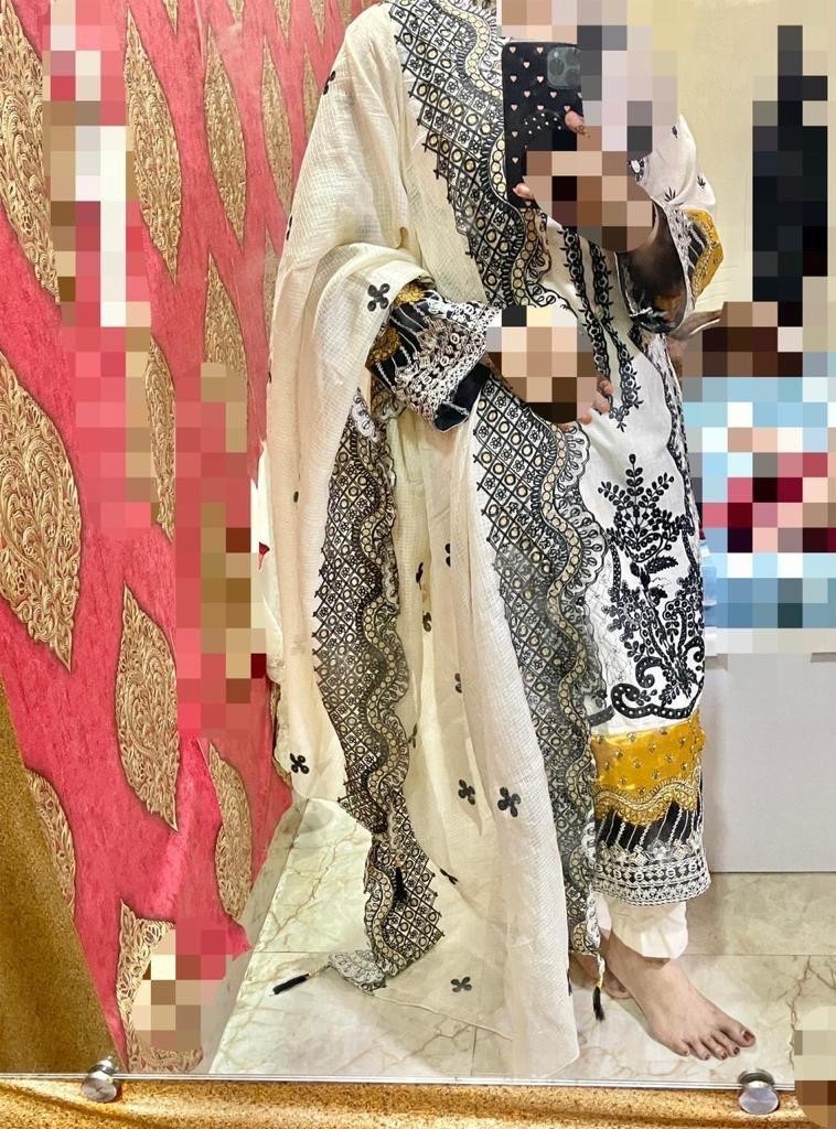 MEHBOOB TEX QULAMAR D NO 3377 NEW DESIGNER PAKISTANI SUITS