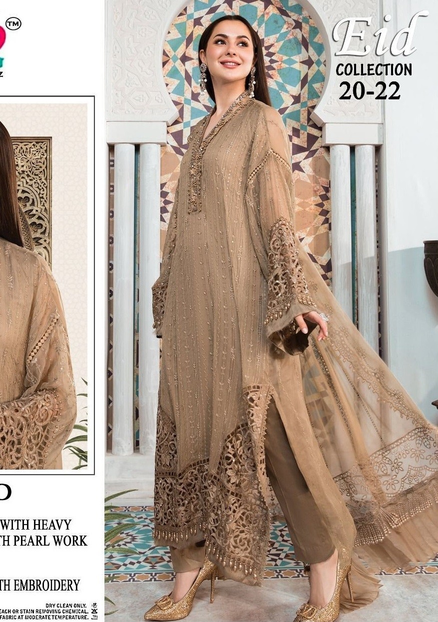 SANIYA TRENDZ EID COLLECTION 2022 ST 1065 D PAKISTANI SUITS SINGLE