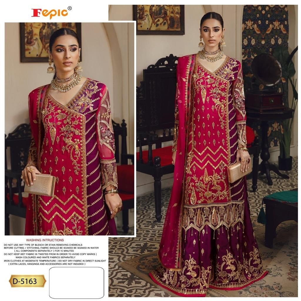 FEPIC ROSEMEEN D 5163 HEAVY CATALOUGE PAKISTANI SUITS