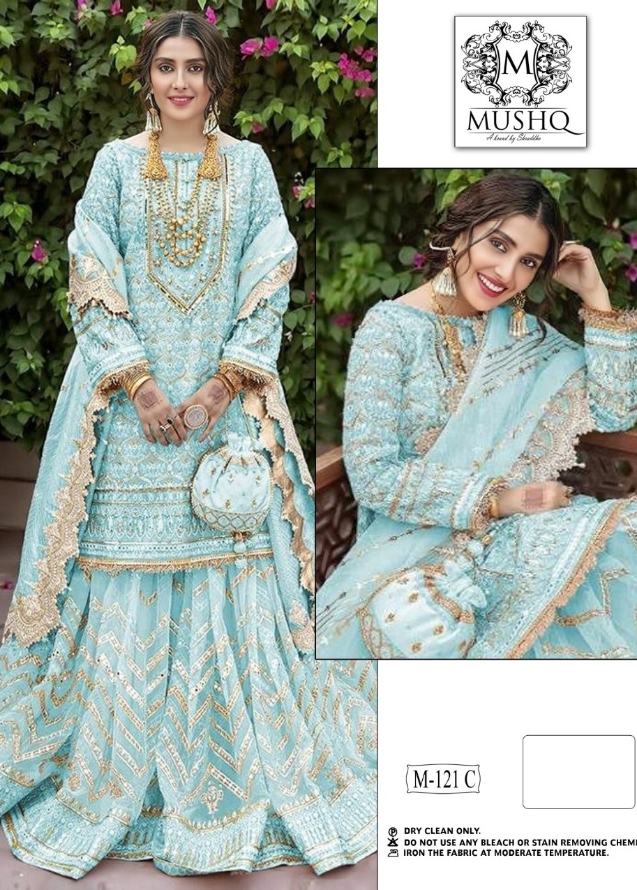 MUSHQ M 121 C NEW LUNCH SALWAR KAMEEZ BY ONLINE