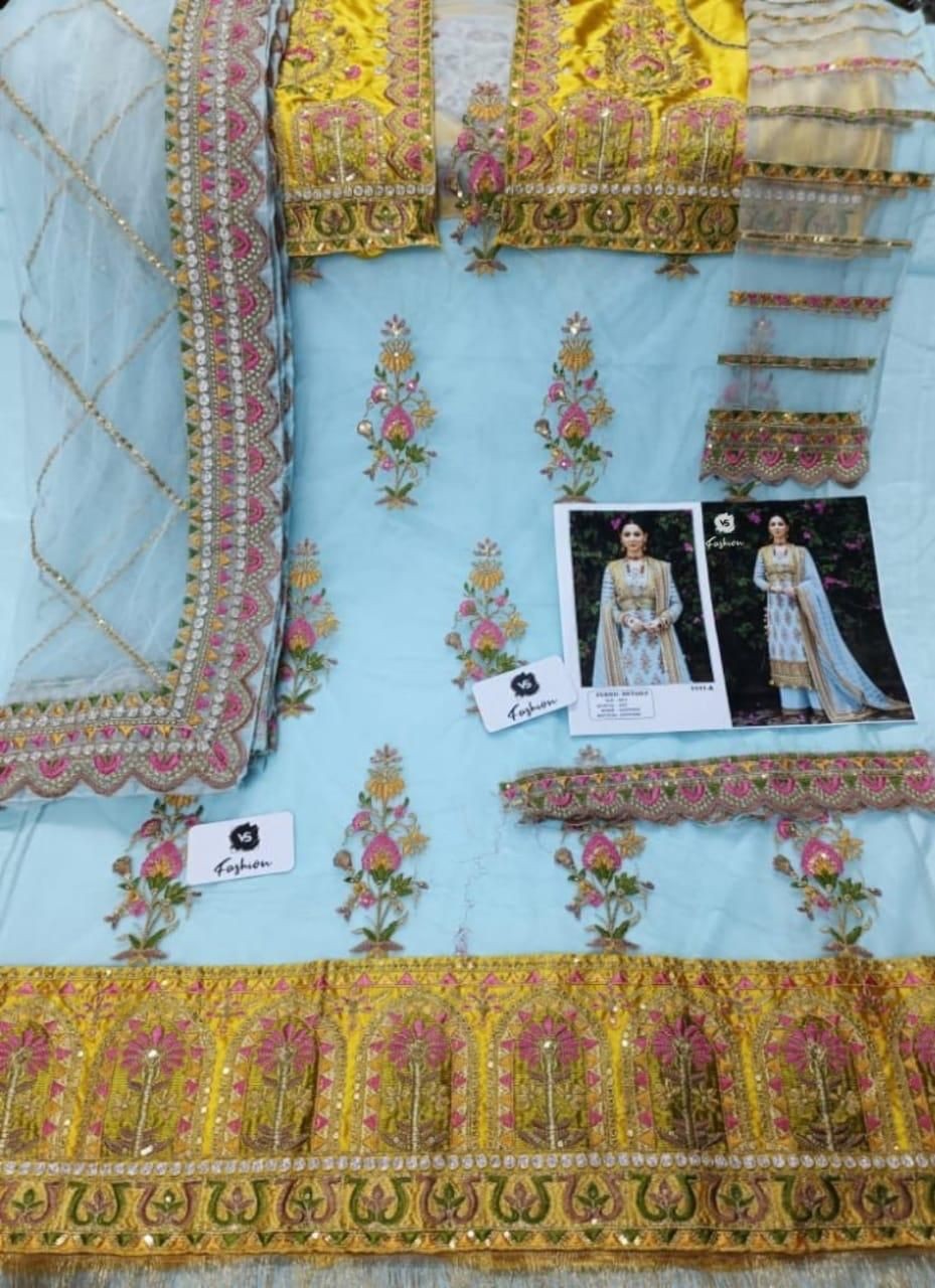 VS FASHION 1111A TO 1111D SINGLE ONLINE PAKISTANI SUITS