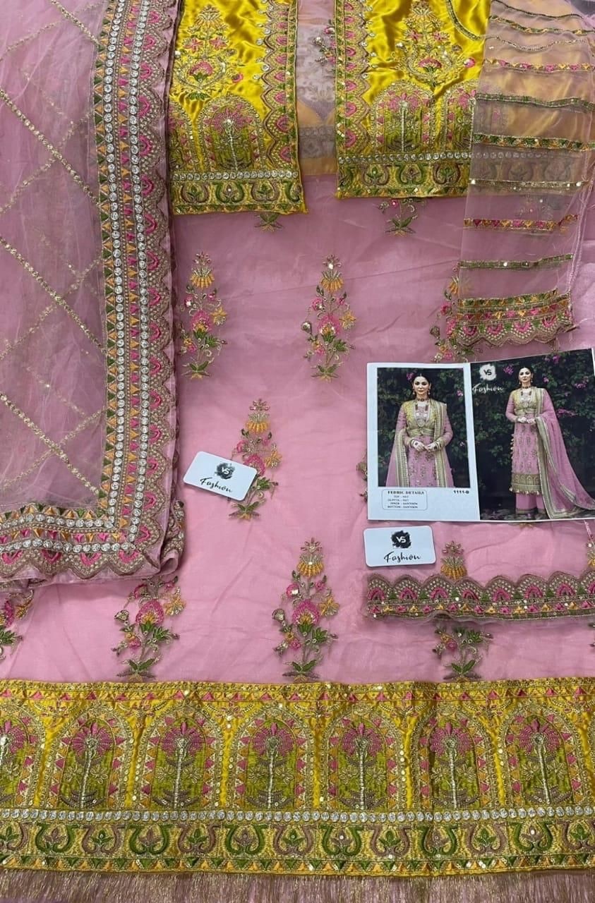 VS FASHION 1111A TO 1111D SINGLE ONLINE PAKISTANI SUITS