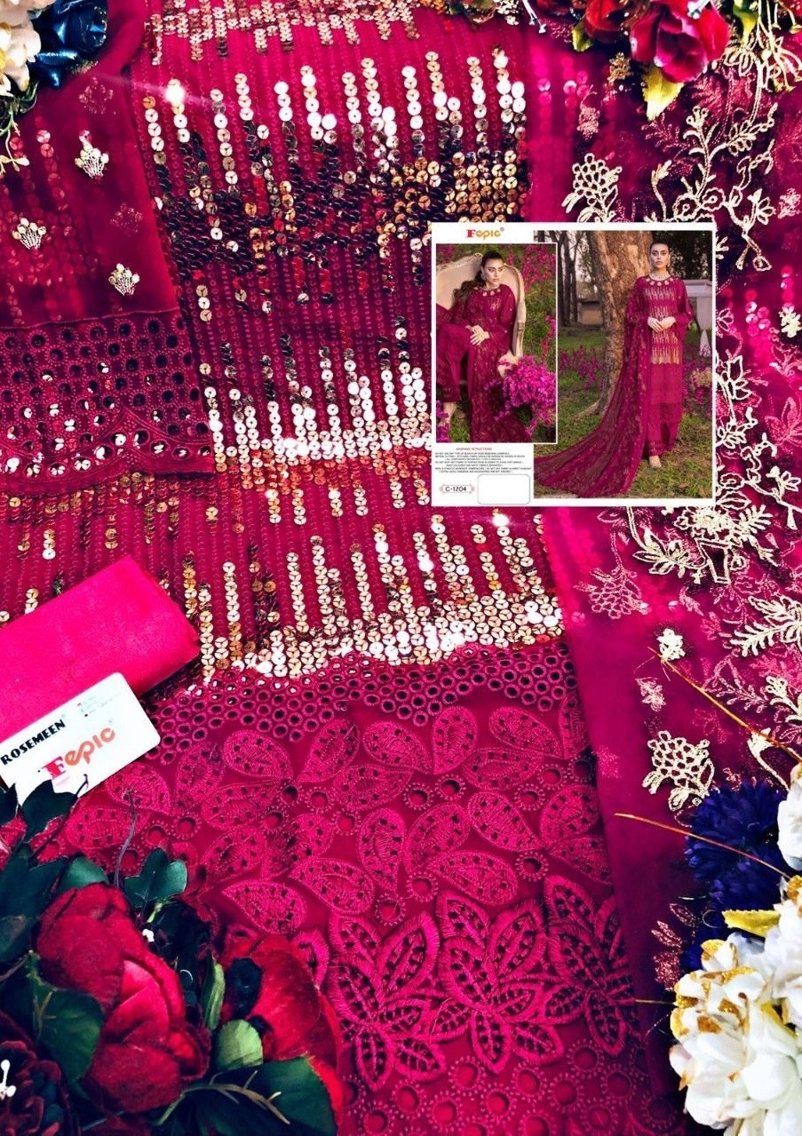 FEPIC ROSEMEEN C 1204 PAKISTANI DRESS ONLINE