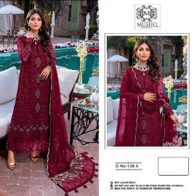 MUSHQ D NO 139 A NEW COLLECTION PAKISTANI DRESS