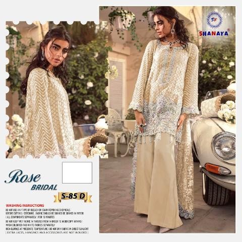 SHANAYA ROSE BRIDAL S 85 D LATEST PAKISTANI SALWAR KAMEEZ SINGLE