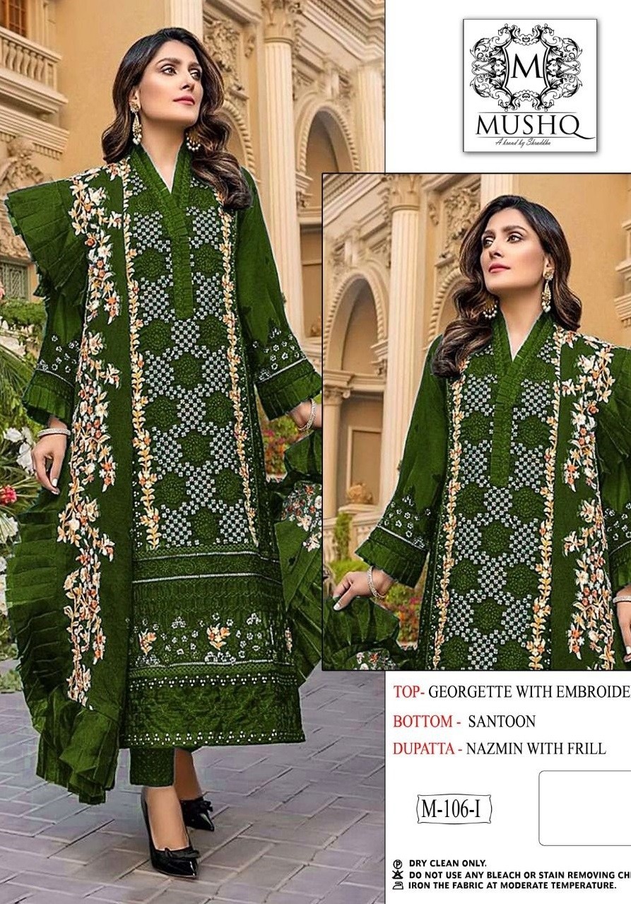 MUSHQ BY SHRADDHA M 106 I PAKISTANI DRESS BY ONLINE