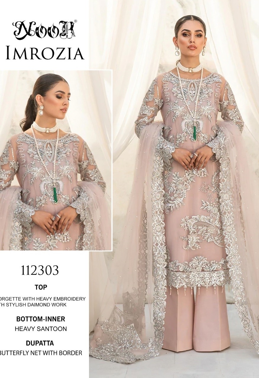 NOOR IMROZIA 112303 PAKISTANI DRESS HIT DESIGN SUITS