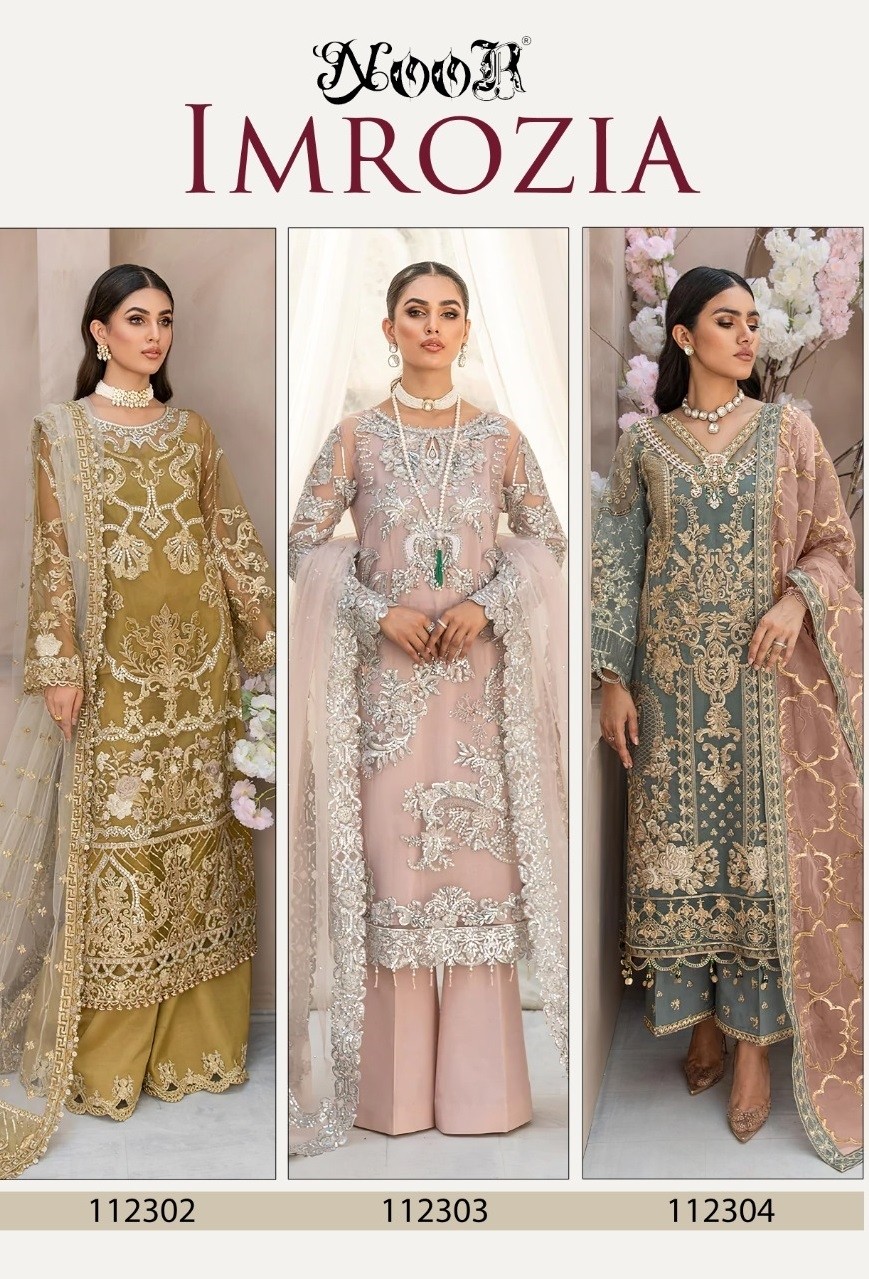 NOOR IMROZIA 112303 PAKISTANI DRESS HIT DESIGN SUITS