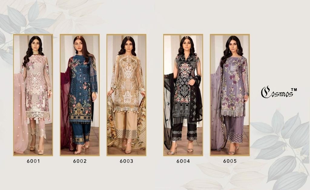 COSMOS AAYRA VOL 6 D 6002 PAKISTANI BEST SALWAR KAMEEZ