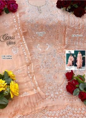 CROSS STITCH 801 LATEST DESIGNER SUITS