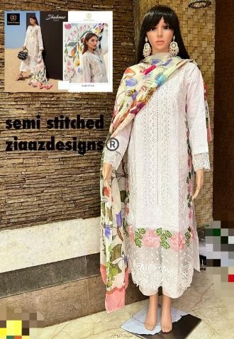 ZIAAZ DESIGNS SHAHNAZ VOL 4  D 7773 A SINGLE SELLER PAKISTANI SUITS