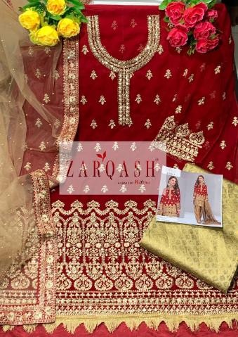 ZARQASH MARIYA B ROYAL SOIREE Z 2092 A LATEST SALWAR KAMEEZ 