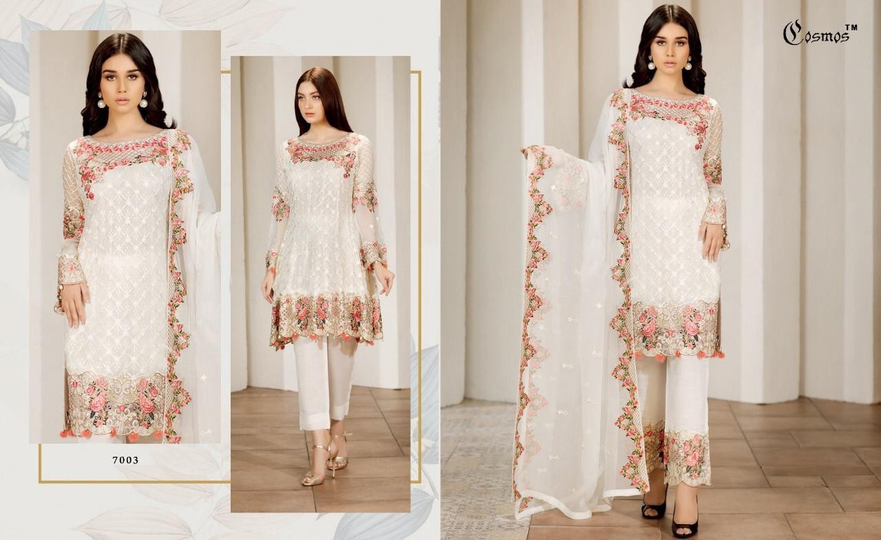 COSMOS AAYRA VOL 7 7003 PAKISTANI DRESSES ONLINE 