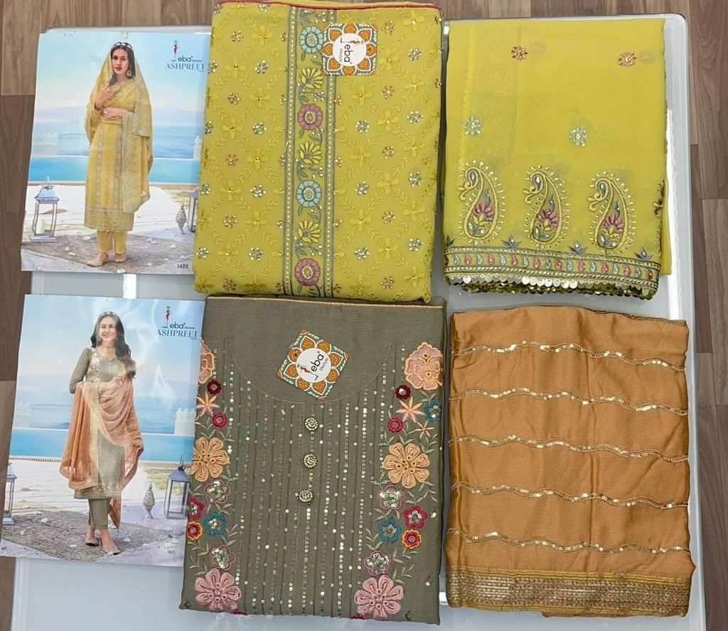 EBA LIFESTYLE ASHPREET VOL 4 DN 1409 SALWAR KAMEEZ MANUFACTURER SURAT