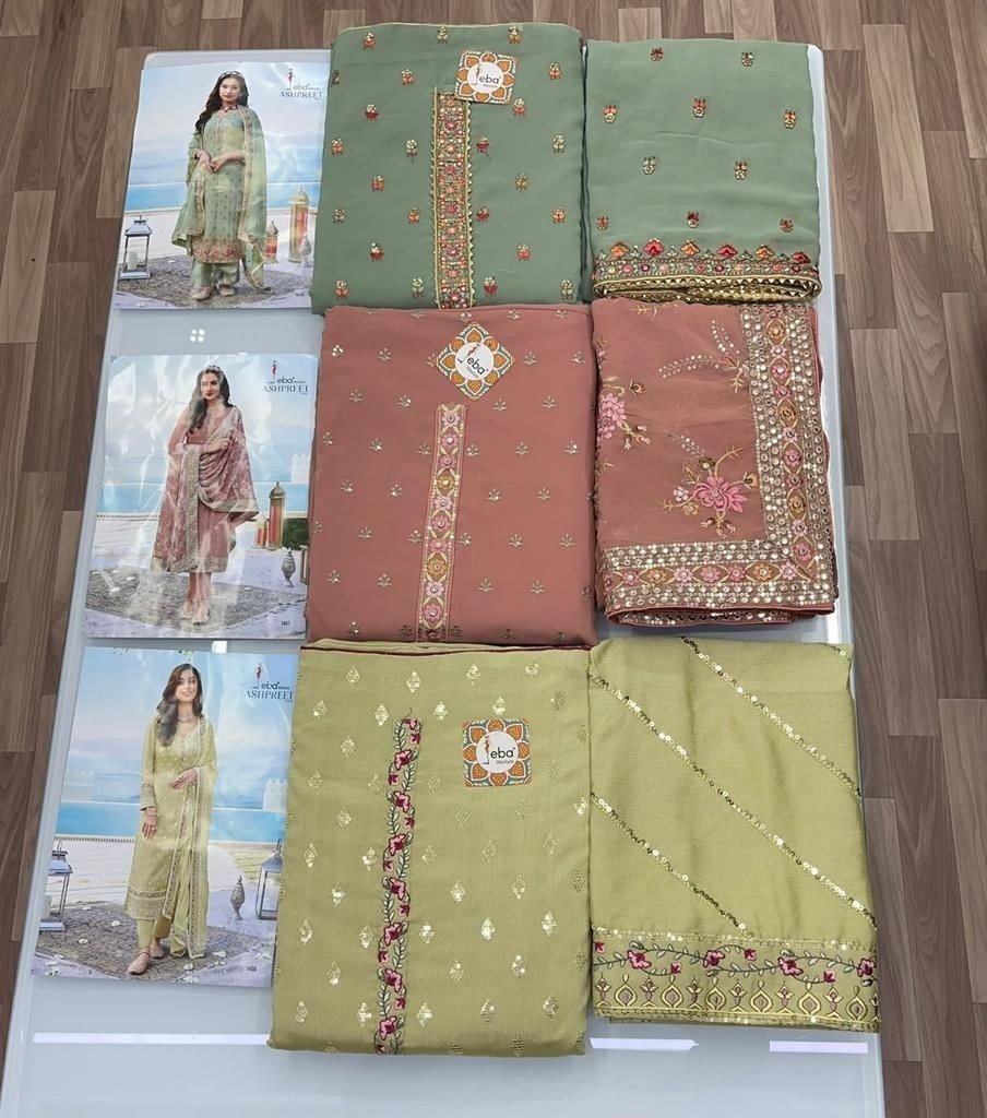 EBA LIFESTYLE ASHPREET VOL 4 DN 1409 SALWAR KAMEEZ MANUFACTURER SURAT